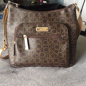 Calvin Klein leather cross body